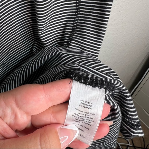 Talbots Striped Relax Shirt - Picture 6 of 7